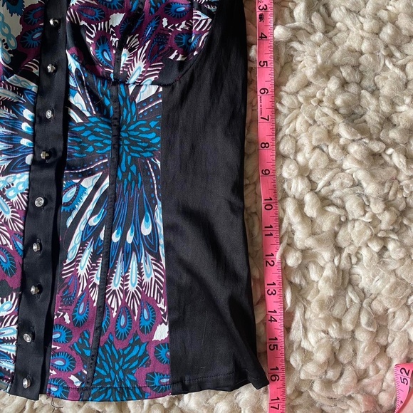 y2k floral corset top 🖤 - Picture 7 of 8